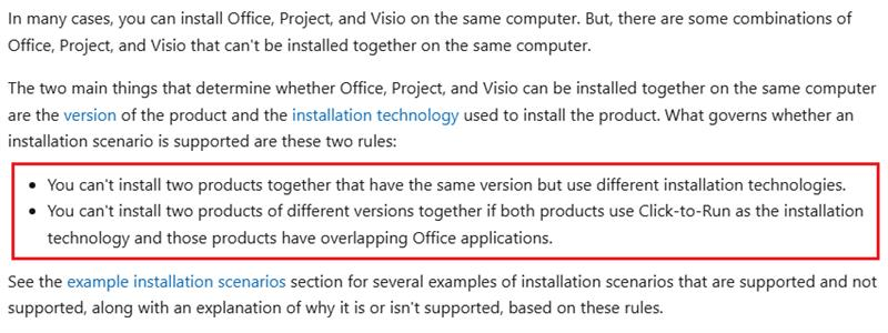 MS Project versions compatible with MS office Home and Buisness 2016 ...