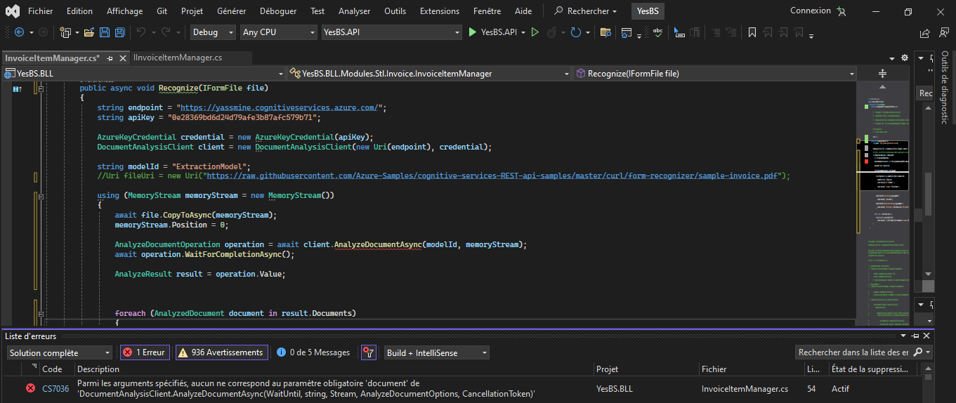 problem with the method AnalyzeDocumentAsync in form recognizer ...