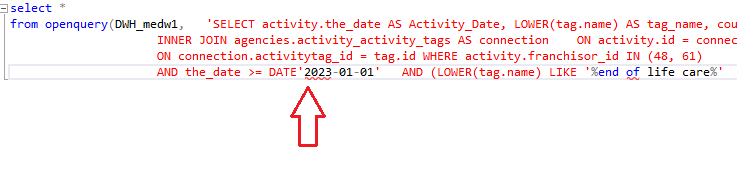 Help on SQL syntax - Microsoft Q&A