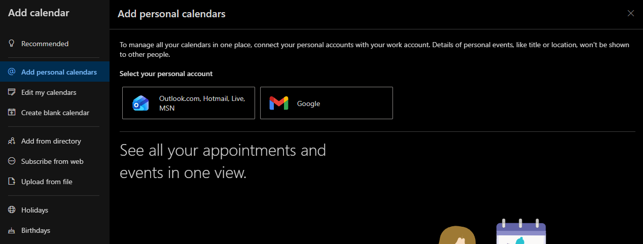 personal-calendars