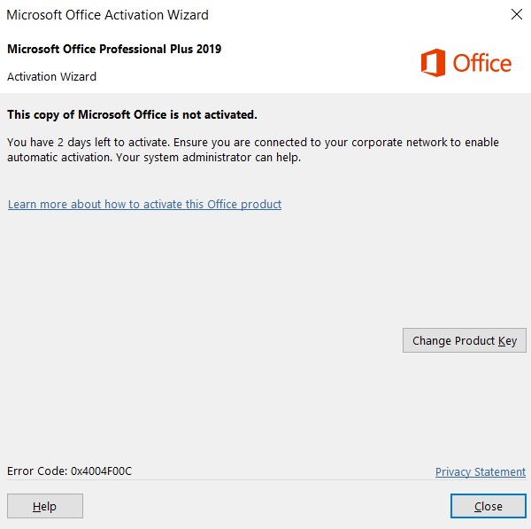 Unable to activate MS office, even after uninstalling - Microsoft Q&A