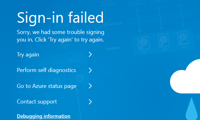 Impossible to connect to my Azure account - Microsoft Q&A