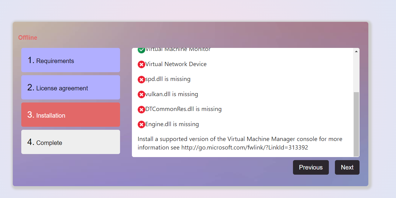 I have been tryin to install a software, but its giving this 