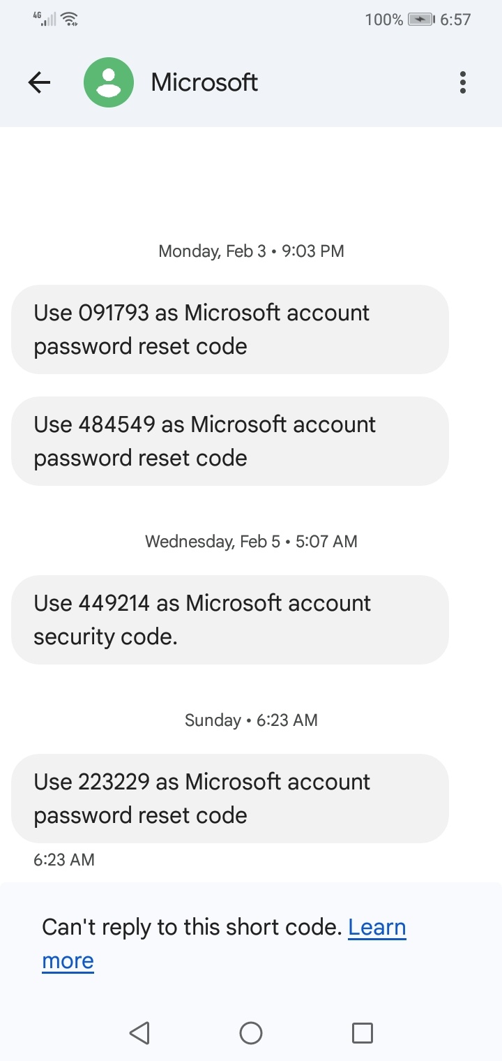 Geo blocked phone number does not receive Verification codes anymore ...