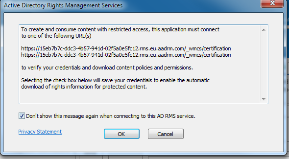 Latest Azure Information Protection Client not working - Microsoft Q&A