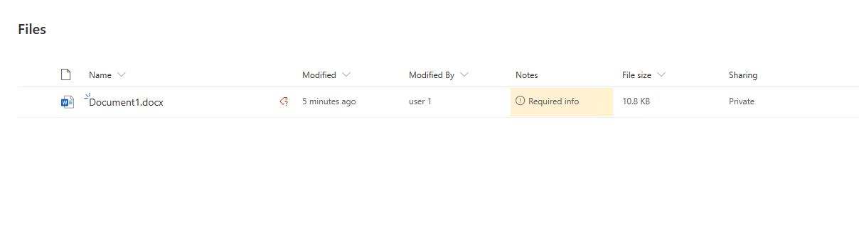 OneDrive columns - Microsoft Q&A