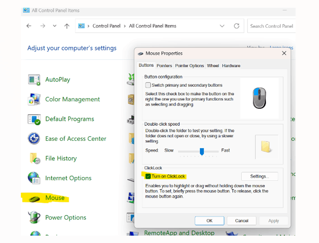 My touchpad works fine when I use it to tap individually. but doesn't ...
