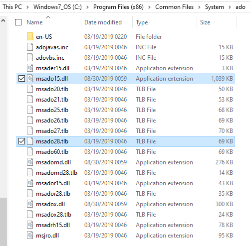 ADODB and Object Browser - Microsoft Q&A