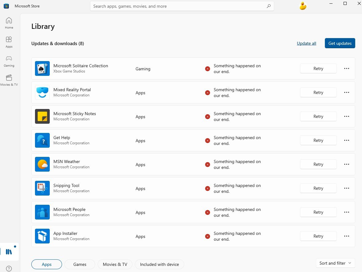 Some apps won't download/Install from the Microsoft Store - Microsoft Q&A