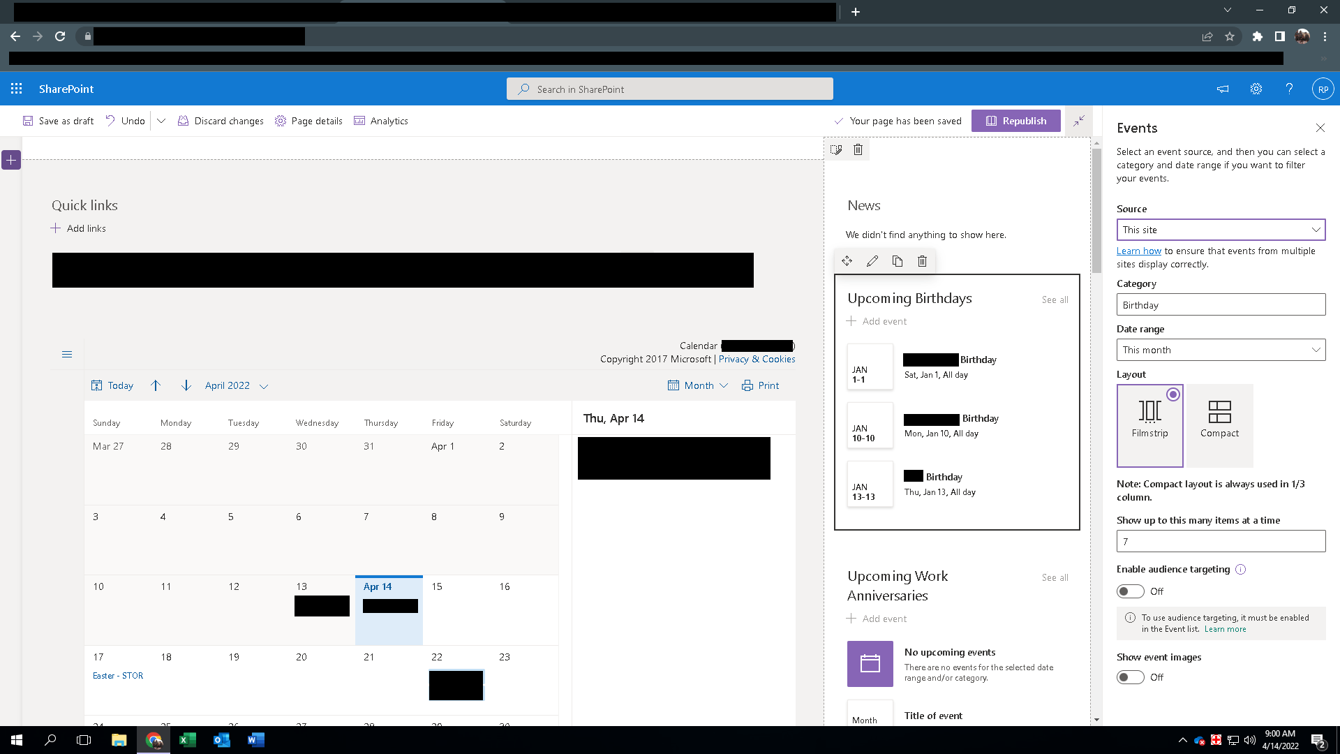 Sharepoint Events not showing recurring events in correct month ...