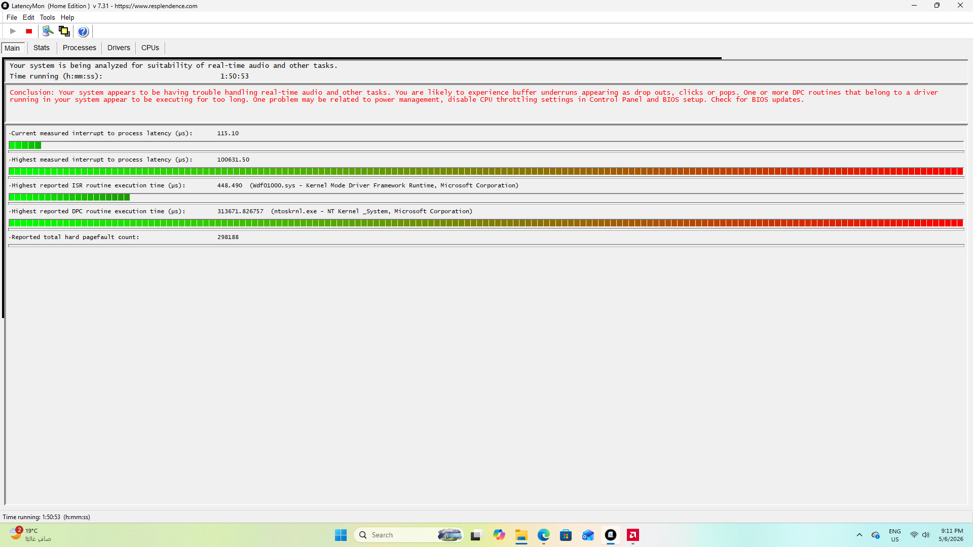 Wdf01000,sys and ntoskrnl.exe causing high latency and stuttering+ ...