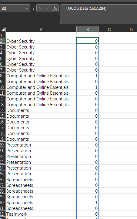 Macro to copy range of row numbers into one column and label each cell ...