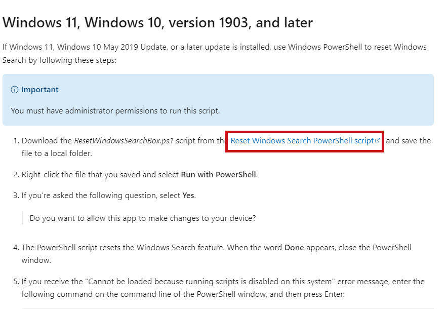 Windows 11 search no longer finds php or yml files - Microsoft Q&A