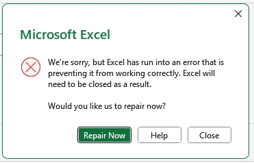 How to stop REPAIR message in every app - Microsoft Q&A