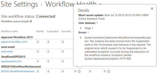 How can I view a correlation error ID message in my SharePoint Online ...