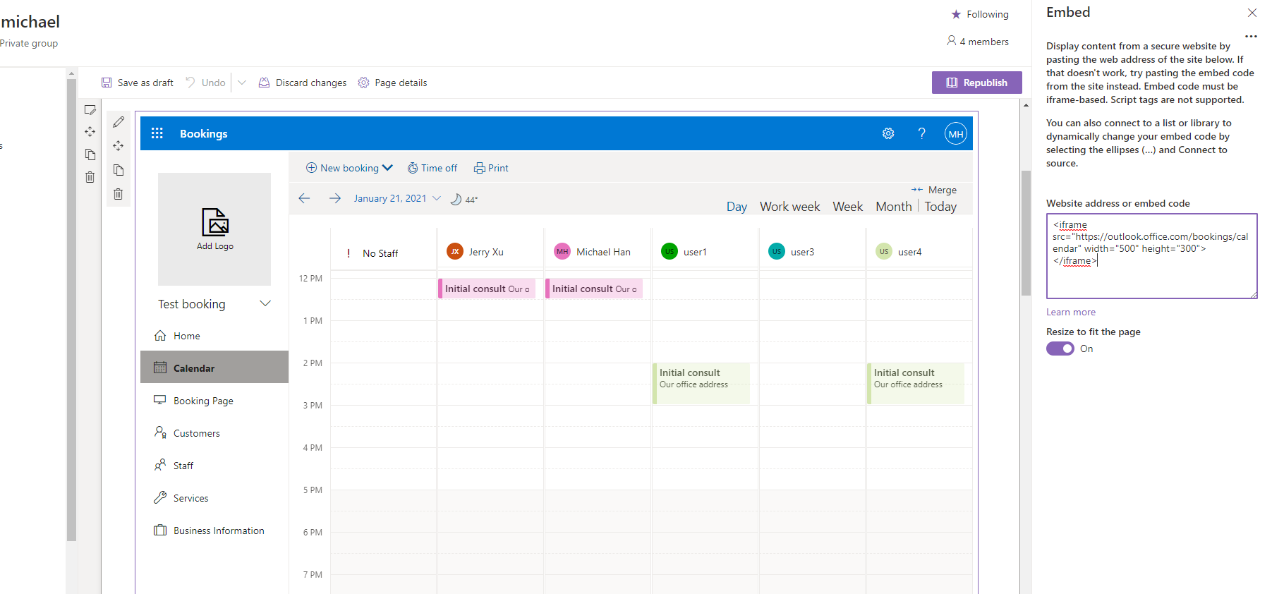 ability-to-embed-bookings-app-calendar-into-sharepoint-microsoft-q-a