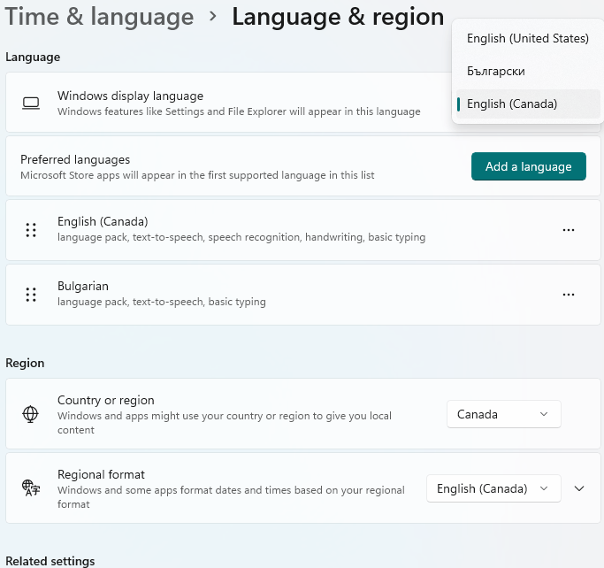 Windows language keyboards changing every day - Microsoft Q&A