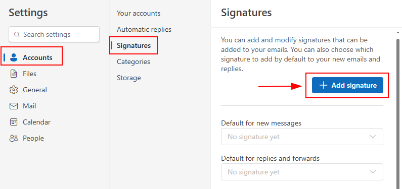 email signatures - Microsoft Q&A