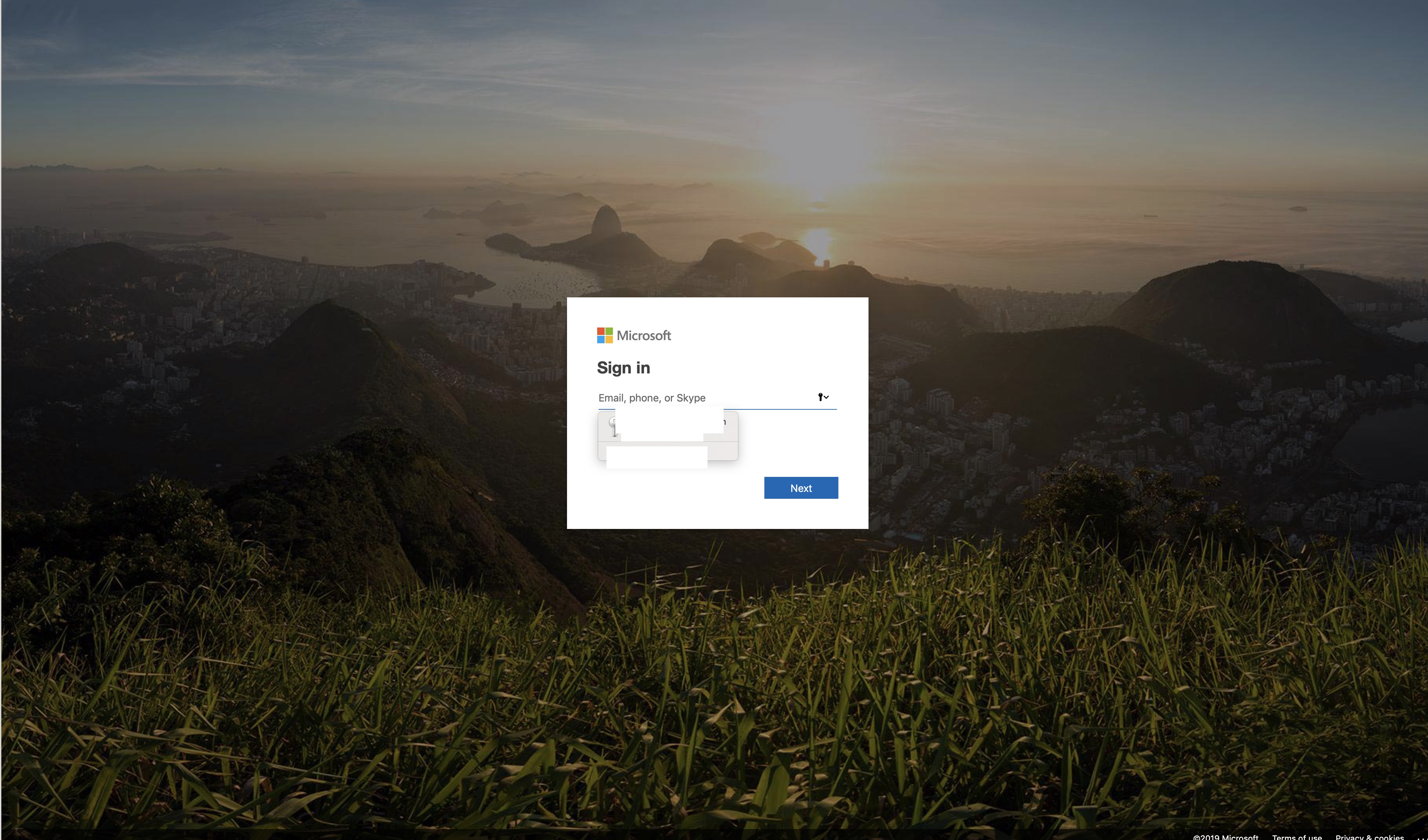What city is pictured at login.live.com - Microsoft Q&A