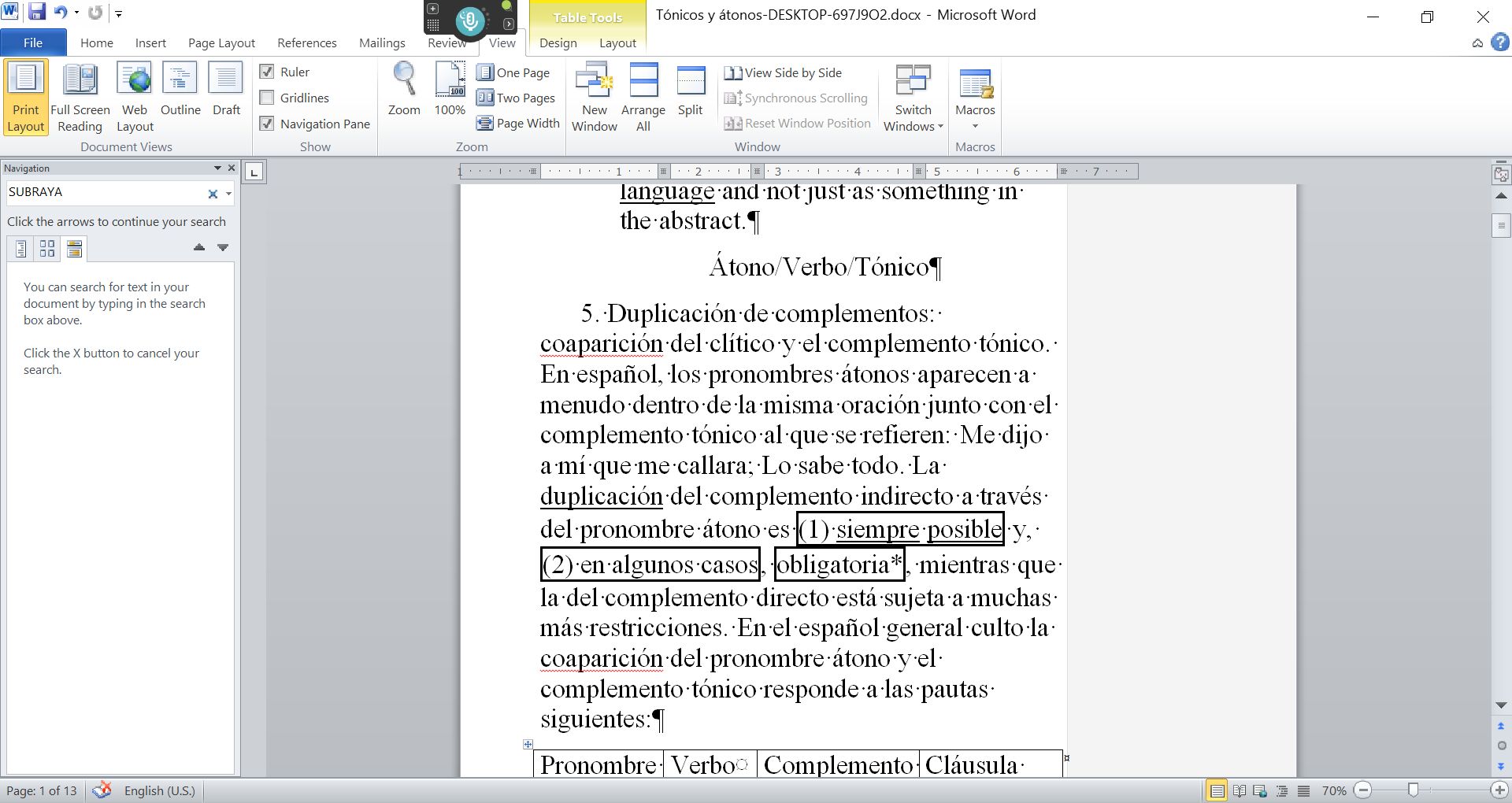 greyscale strip runs at right of document in Word 2010 - Microsoft Q&A