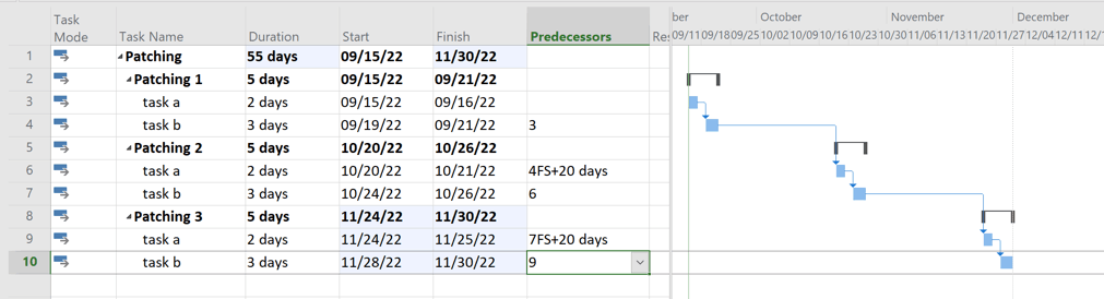 Creating a recurring task with subtasks - Microsoft Q&A