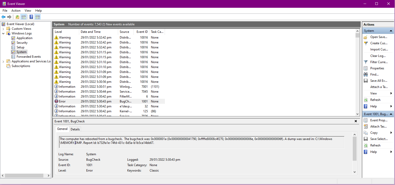 Window keeps restarting and having weird distorted blue screens ...