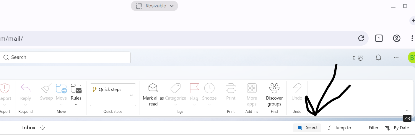 Select icon
