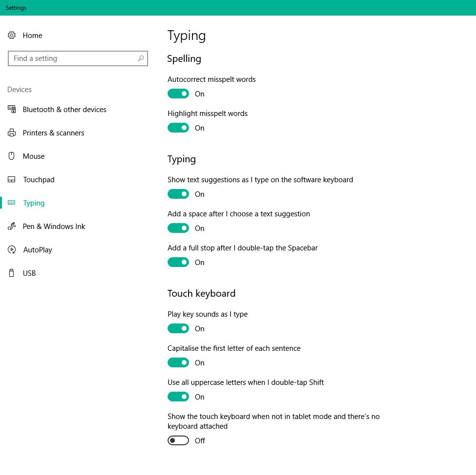 Windows 10 touch keyboard settings missing - Microsoft Q&A