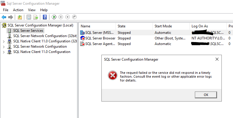 sql error