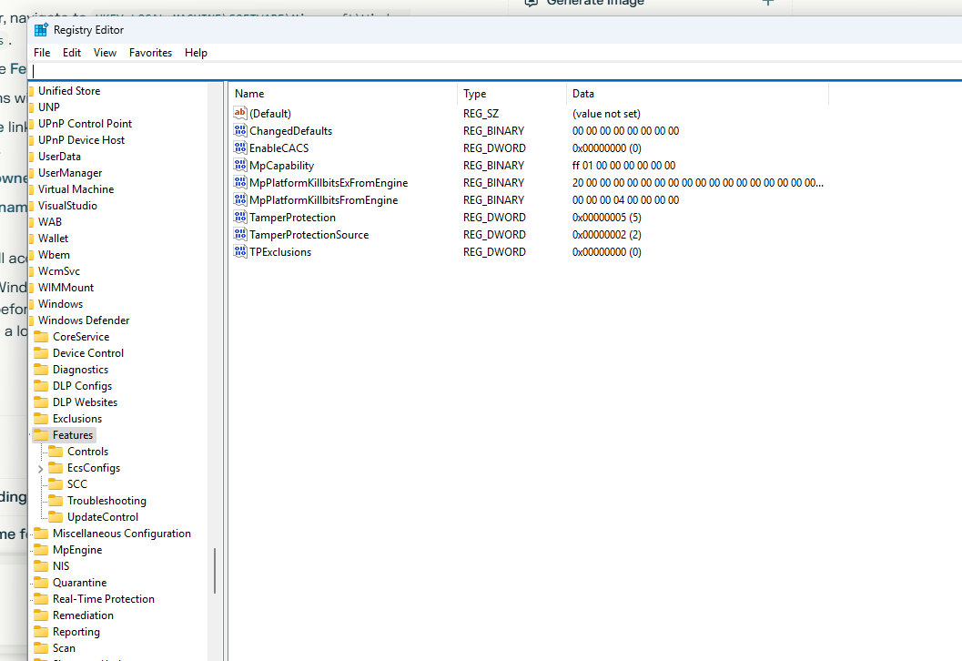 Enable Tamper Protection via command - Microsoft Q&A