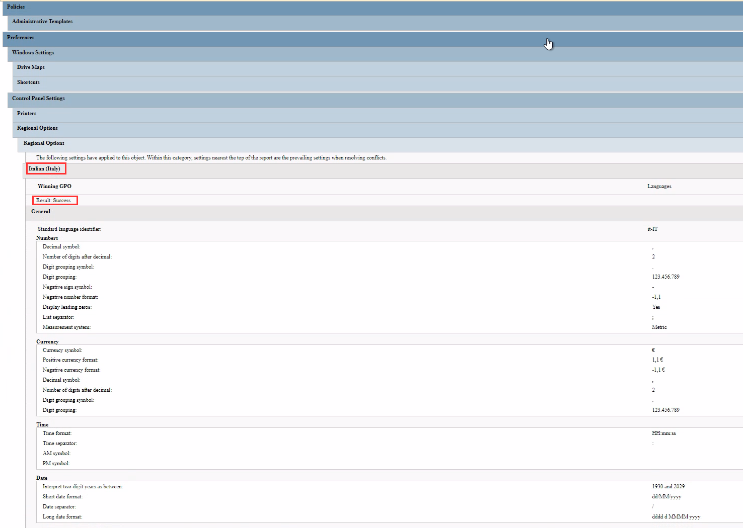 gpo display language settings