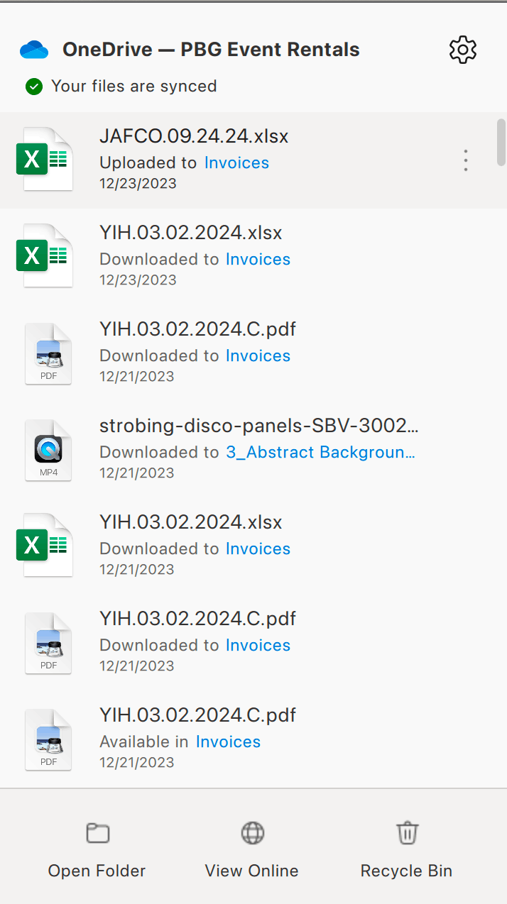 Files Synced but Missing - Microsoft Q&A
