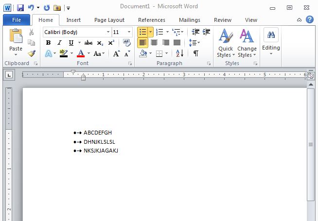 bullets in MS WORD - Microsoft Q&A