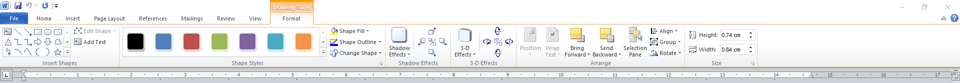 Need help converting some autoshapes to the Microsoft Word 2010 format ...