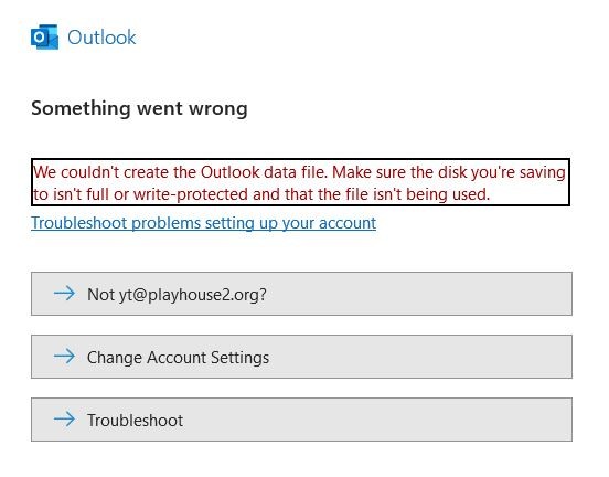 Adding new email account to Outlook - Microsoft Q&A