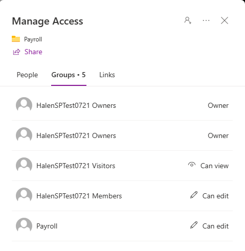 How can I add a SharePoint group to a library without all the other ...