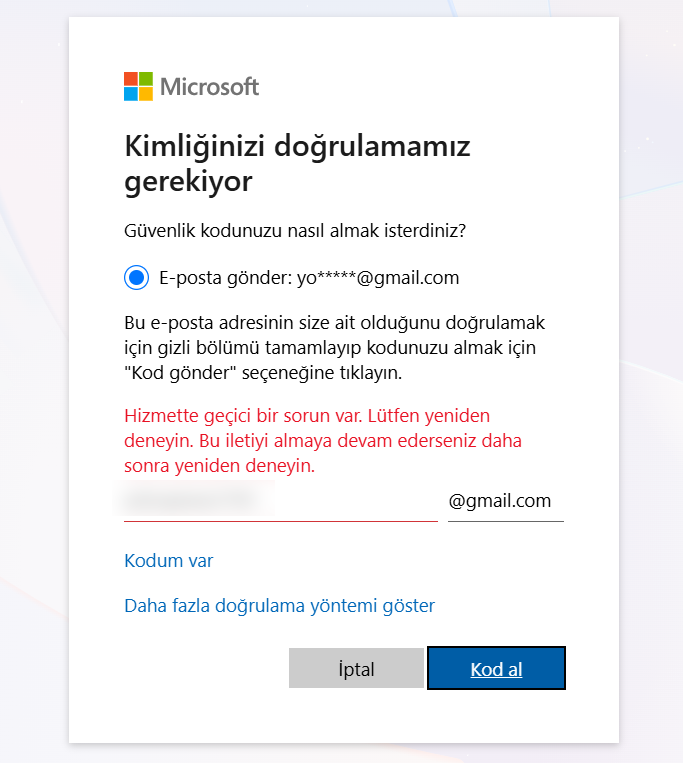 Kullanıcının resmi