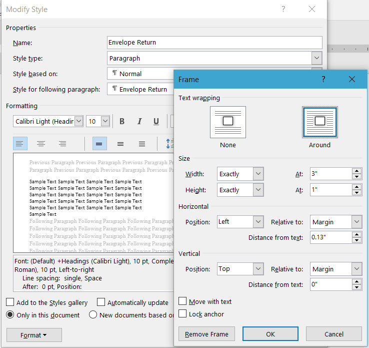 Problem printing No. 10 envelope with MS Word 2007, using Windows 7 ...