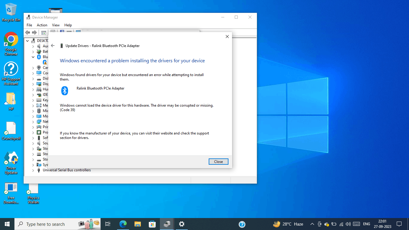 My Bluetooth drivers are not working - Microsoft Q&A