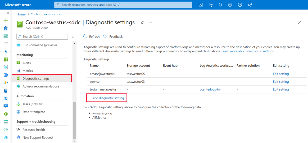 Azure VMware Solution NSX-T Syslog - Microsoft Q&A