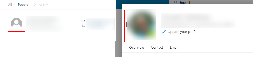Modern search: what's up with profile pictures ? - Microsoft Q&A