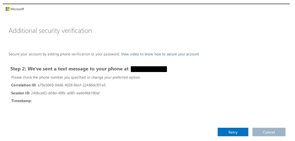 Specific user cannot enroll to MFA... try with Authentificator APP and ...