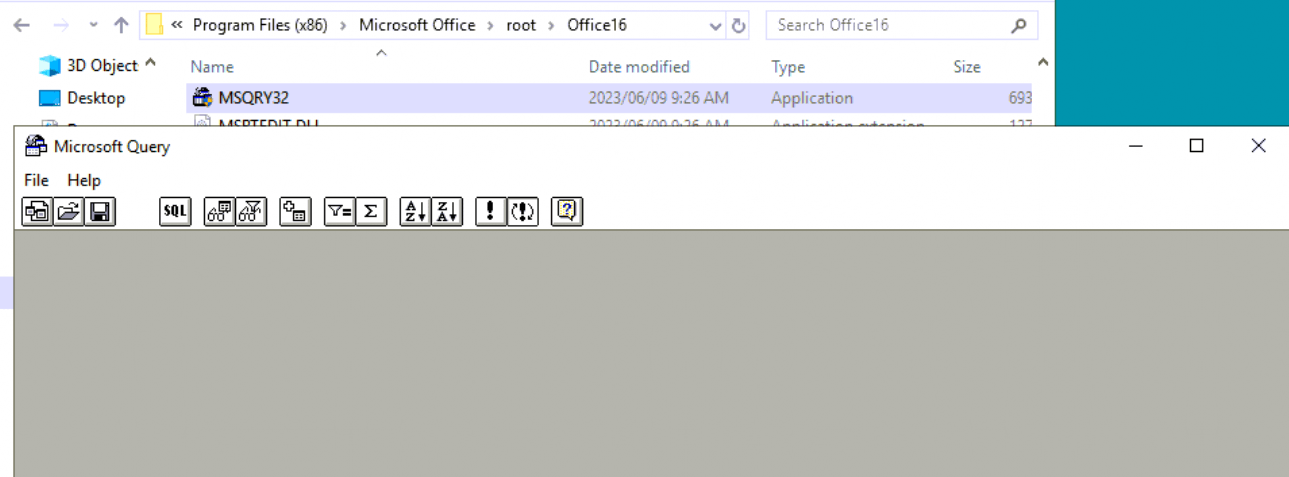 Excel query not installed error for all but one user on a Server ...