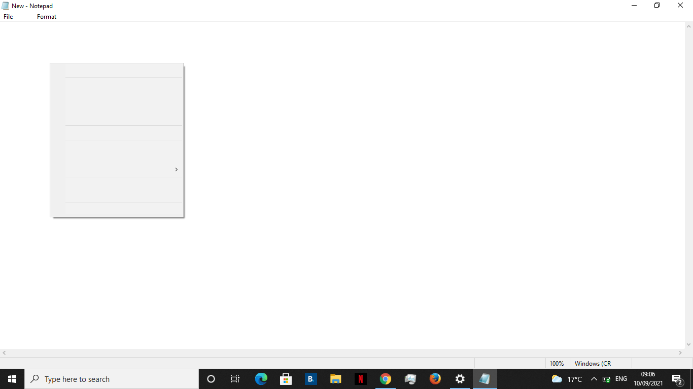 Elements and option have disappeared from my Notepad, word and various ...