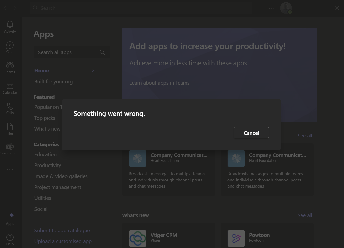 Issues when installing a customised app in Teams - Microsoft Q&A