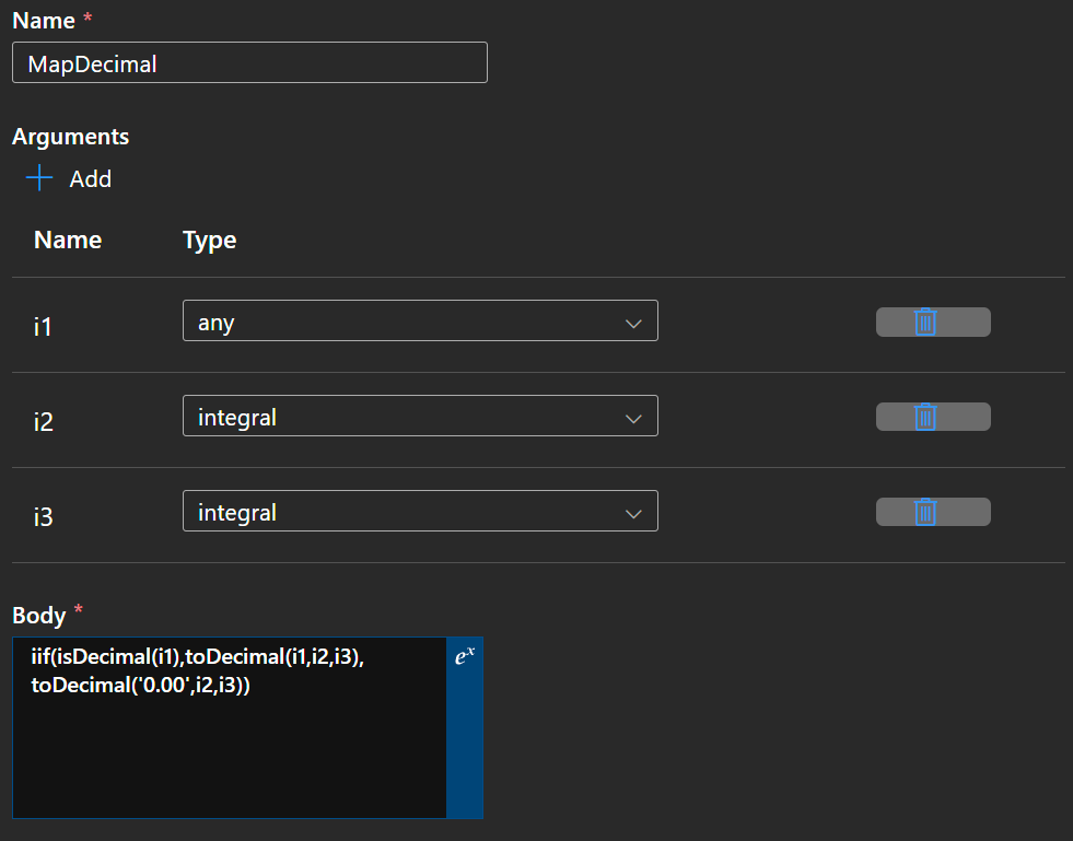 ADF Error when using function from Data Flow Library - Microsoft Q&A