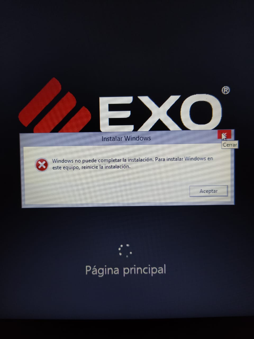 Error de aplicación msoobe.exe - Microsoft Q&A