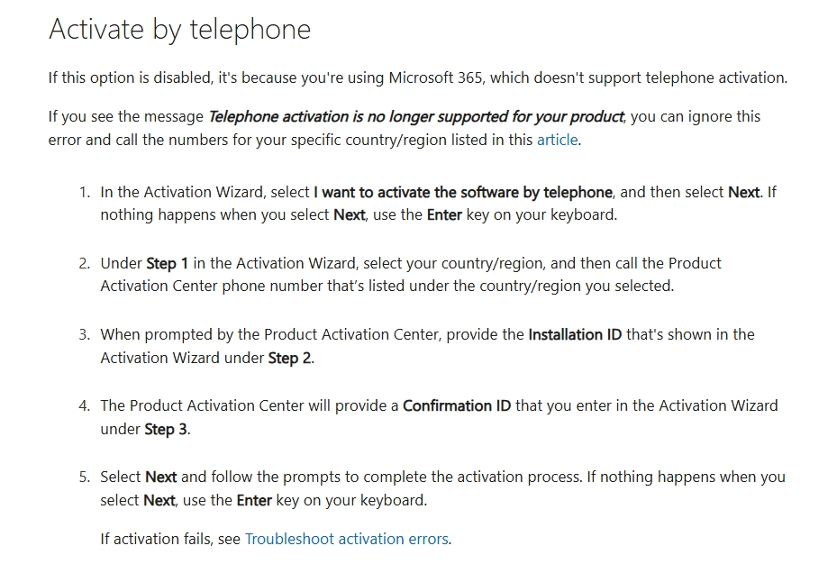 MS office asking for product key after re-installing windows ...