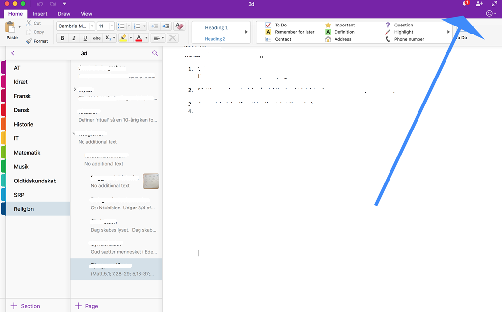 Onenote notifications, when sharing a notebook - Microsoft Q&A