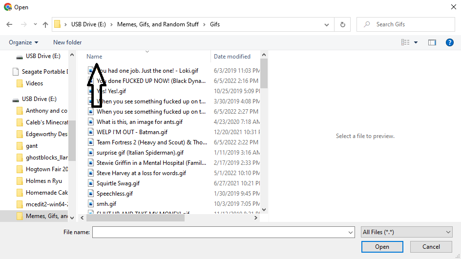 How do I change the order of downloads in a folder from 